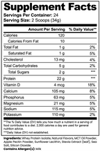 Advanced 100% Whey Isolate, 22g Protein, Vanilla