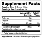 Grass-Fed Hydrolyzed Collagen Peptides Powder 20g