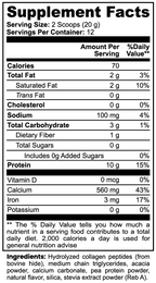 Grass-Fed Collagen Creamer with MCT, Vanilla