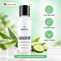 Aloe & Tea Tree Radiance Gel, 2% Willow Bark: Cool Aloe Gel, 2% Willow Bark, Vegan Friendly