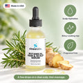 Botanical Hair & Scalp Serum with Rosemary: Scalp Hydration, Shiny-Looking Hair, Fragrance Free