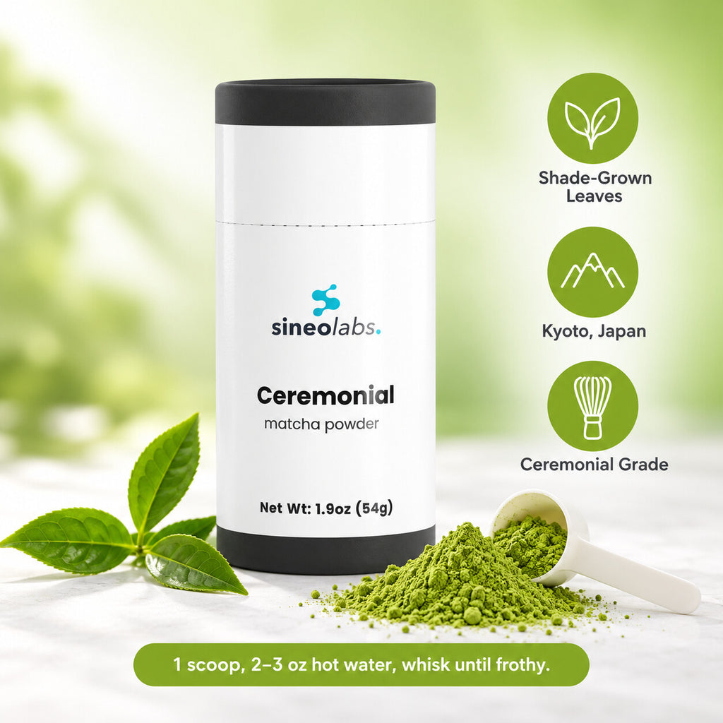 Ceremonial Matcha Green Tea Powder from Kyoto, Japan: Shade-Grown Leaves, Kyoto, Japan, Ceremonial Grade