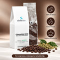 Chocolate Bold Dark Roast Coffee, Whole Bean 12oz: 100% Arabica, French Roast, Espresso & Moka Pot