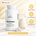 Bovine Colostrum Capsules 500mg, 25% IgG, 60 Count: 500 mg · 25% IgG, Immune Defenses, Muscle Recovery