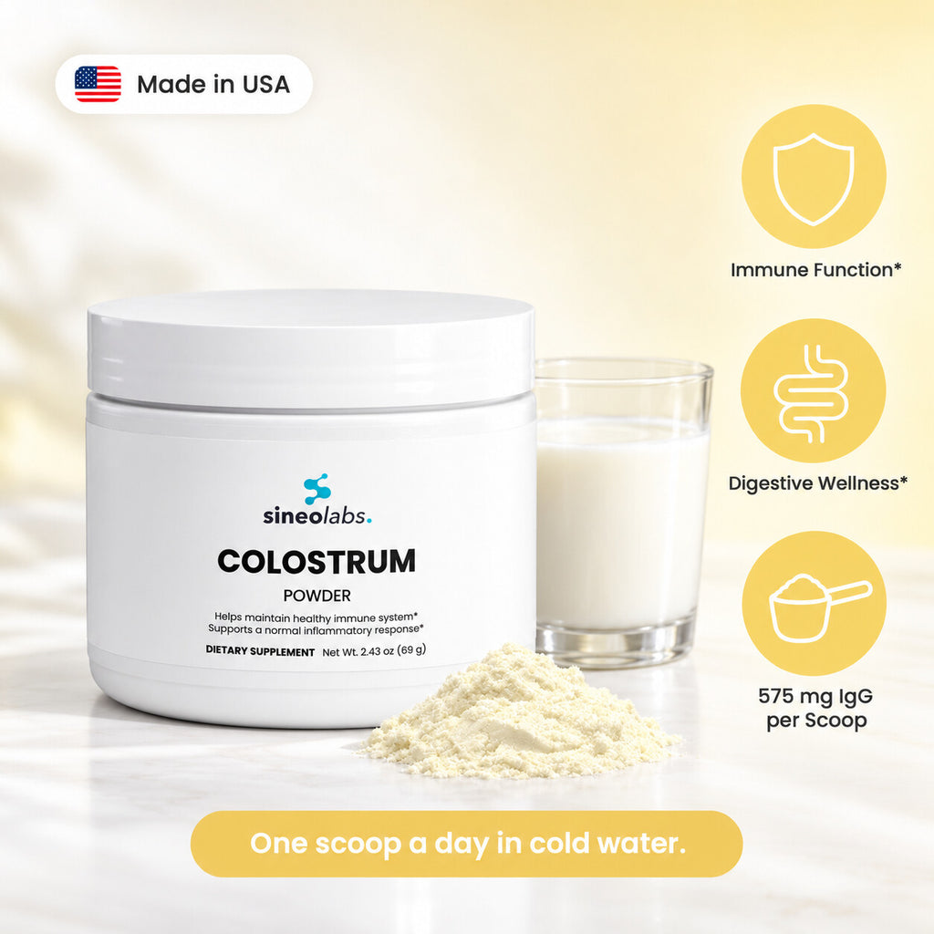 Bovine Colostrum Powder 2,300mg with 575mg IgG: Immune Function, Digestive Wellness, 575 mg IgG per Scoop