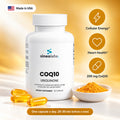CoQ10 Ubiquinone 200mg Capsules: Cellular Energy, Heart Health, 200 mg CoQ10