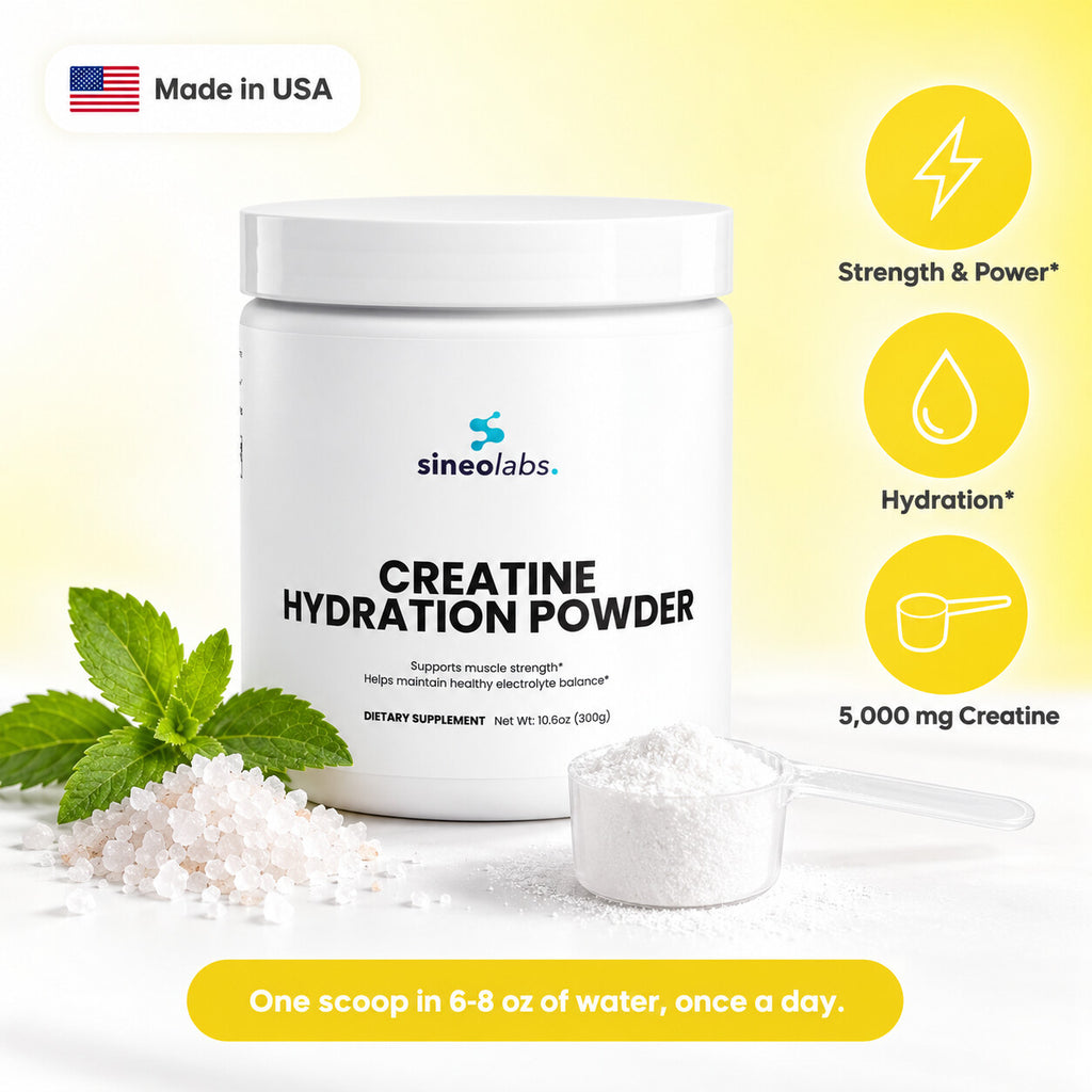 Creatine Hydration Powder 5,000mg, Lemon: Strength & Power, Hydration, 5,000 mg Creatine