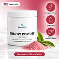 Energy Powder, 200mg Caffeine, Fruit Punch: Energy & Focus, Hydration, 200 mg Natural Caffeine
