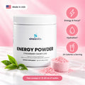 Energy Powder, 200mg Caffeine, Strawberry Shortcake: Energy & Focus, Hydration, 20 Calories a Serving