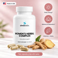 Women's Herbal Complex with Maca & Dong Quai: Daily Energy, Balance & Relaxation, Vitamins + Herbs