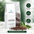 Forest Decaf Swiss Water Coffee, Whole Bean 12oz: Swiss Water Decaf, Grown in Indonesia, 100% Arabica
