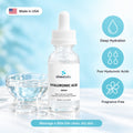 Hyaluronic Acid Face Serum with Four Types of HA: Deep Hydration, Four Hyaluronic Acids, Fragrance-Free