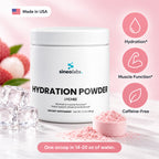 Electrolyte Hydration Powder, Lychee: Hydration, Muscle Function, Caffeine-Free