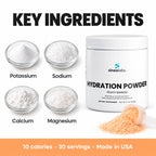 Electrolyte Hydration Powder, Peach Mango: Potassium, Sodium, Calcium, Magnesium