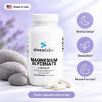 Magnesium Glycinate: Restful Sleep, Relaxation, Muscle Function