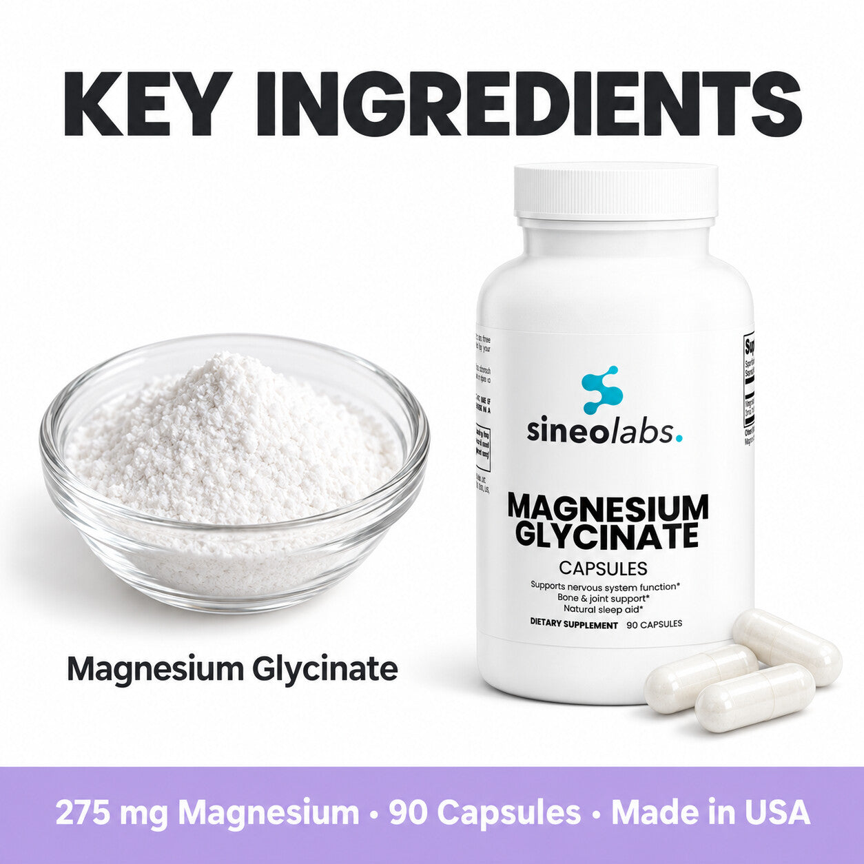 Magnesium Glycinate: Magnesium Glycinate