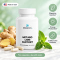 Metabolism Support with Probiotics & Enzymes: Digestive Comfort, Energy Production, 6 Billion CFU Probiotic