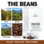 Molten Caramel Dark Roast Single-Serve Coffee Pods: Brazil, Mexico, Guatemala, Dark Roast
