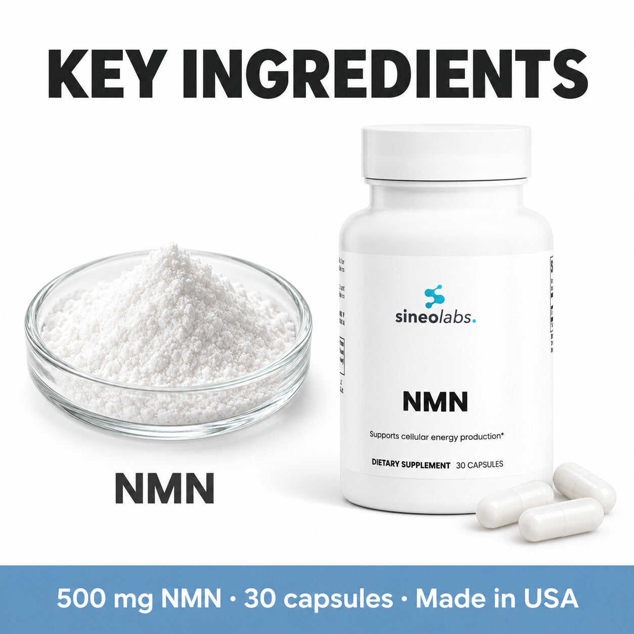 NMN Capsules 500mg: NMN