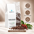 Praline Smooth Medium Roast Coffee, Whole Bean 12oz: 100% Arabica, Nutty & Smooth, Medium Roast