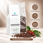 Praline Smooth Medium Roast Coffee, Whole Bean 12oz: 100% Arabica, Nutty & Smooth, Medium Roast