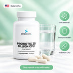 Probiotic 20 Billion CFU Capsules, 13 Strains: Gut Balance, Immune Health, 20 Billion CFU
