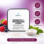 Probiotic + Metabolism Strips, 10 Billion CFU: 10 Billion CFU, Digestive Balance, No Water Needed
