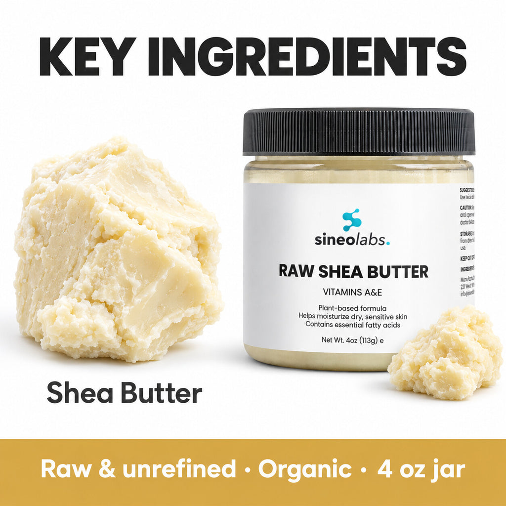 Raw Shea Butter, Unrefined, for Skin & Hair: Shea Butter