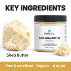 Raw Shea Butter, Unrefined, for Skin & Hair: Shea Butter