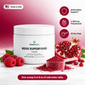 Reds Superfood Powder, 2,000mg Polyphenol Blend: Antioxidant Support, 2,000 mg Polyphenols, 30 Servings