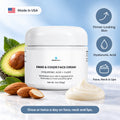 DMAE & CoQ10 Face Cream with Hyaluronic Acid: Firmer-Looking Skin, Hyaluronic Acid, Face, Neck & Lips