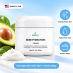 Skin Hydration Cream with Hyaluronic Acid: Soft, Hydrated Skin, Hyaluronic Acid, Face & Body