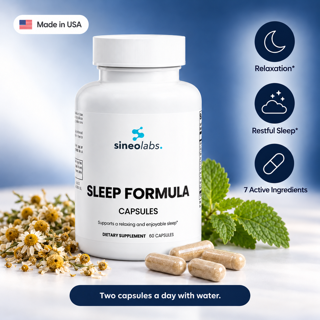 Sleep Formula: Relaxation, Restful Sleep, 7 Active Ingredients