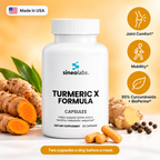 Turmeric Formula X: Joint Comfort, Mobility, 95% Curcuminoids + BioPerine®