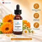 Vitamin C Serum with Ferulic Acid, 1 fl oz: Brighter-Looking Skin, Vitamin C & Ferulic Acid, 1 fl oz Dropper